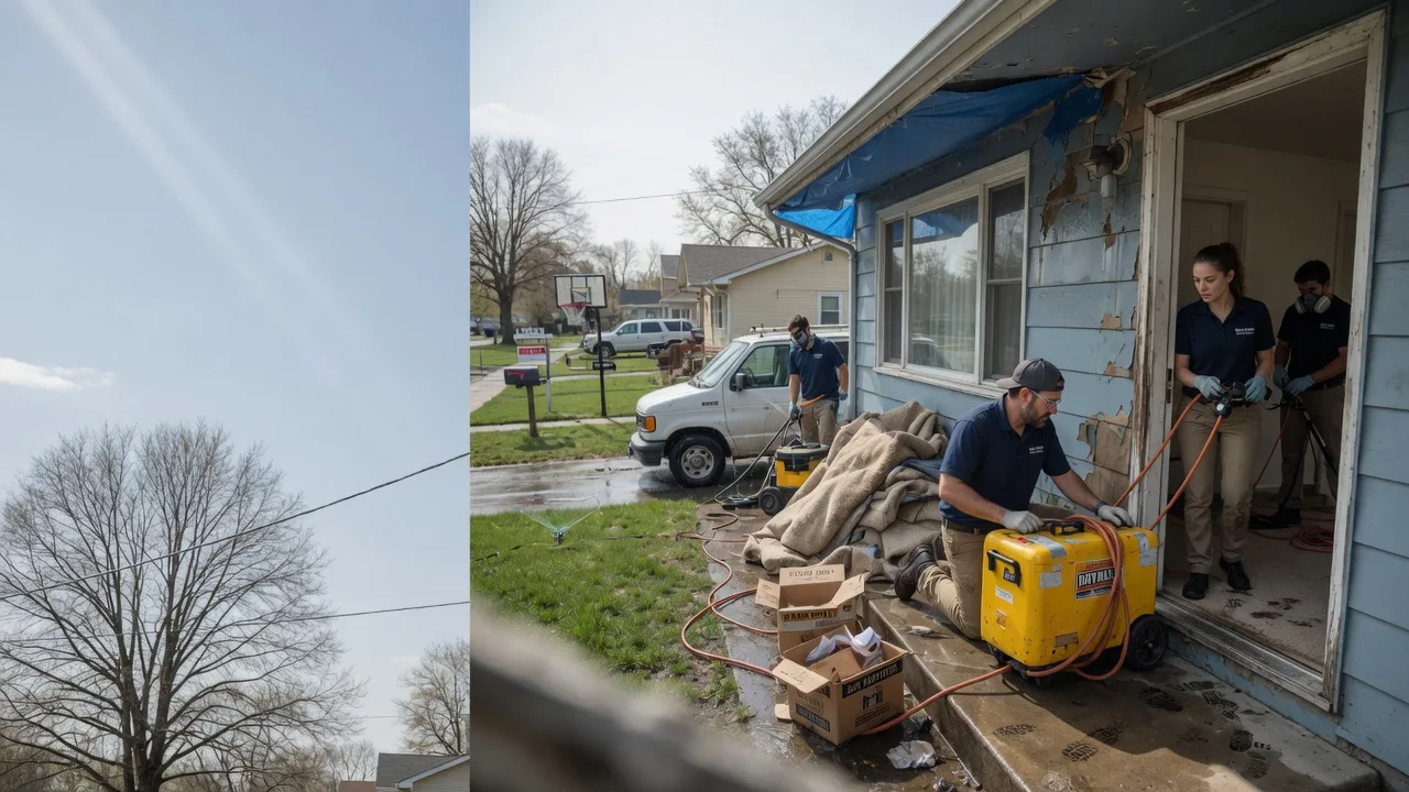 Basement Flood Cleanup in Rice, MN near me